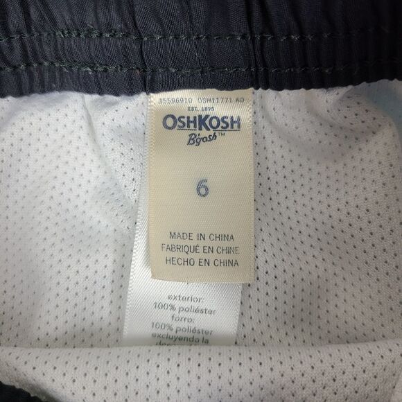 Ooshkosh Boy's Blue & White Camo Swim Trunks Size 6 - Picture 11 of 12